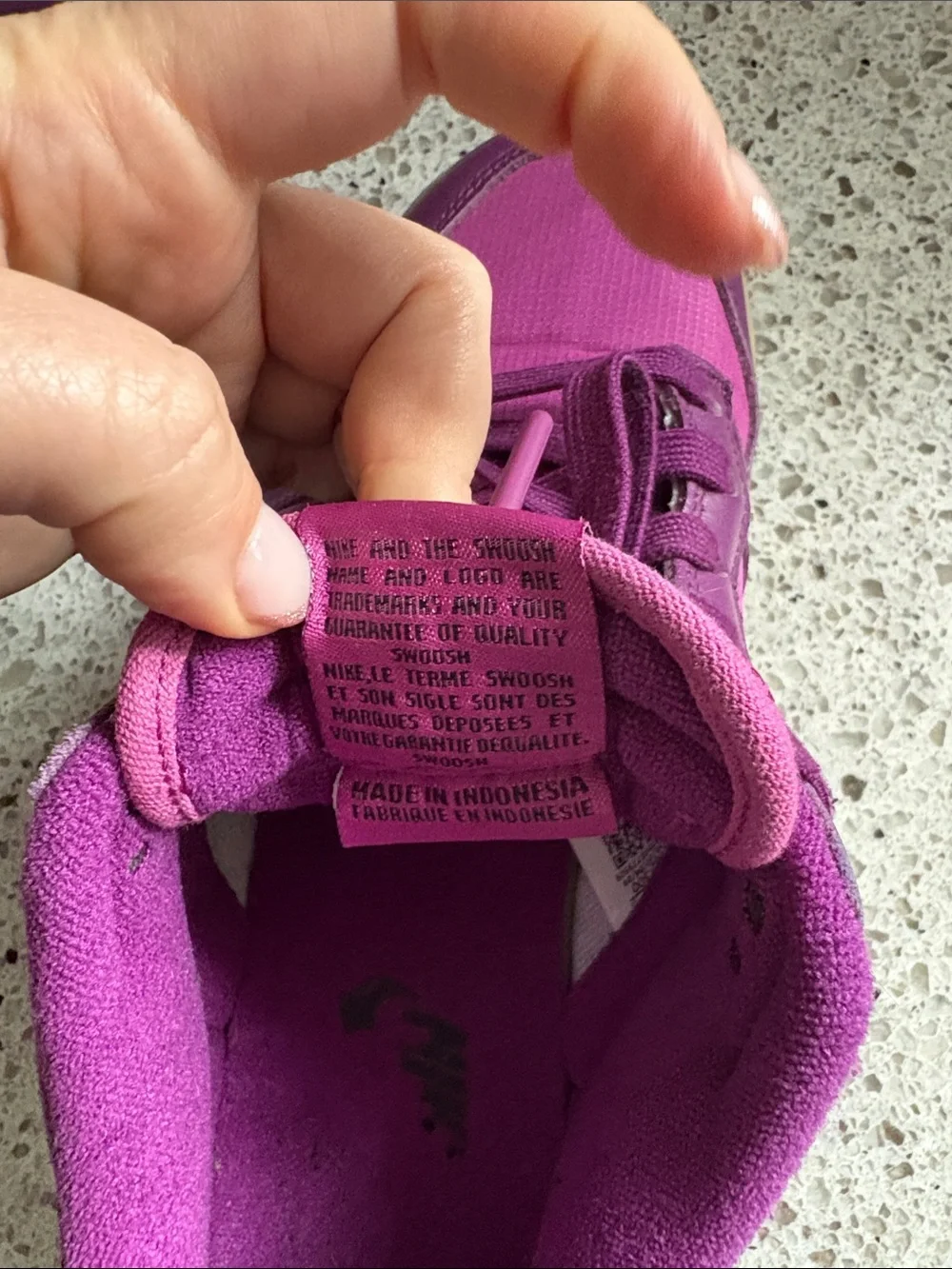 Nike Women's Bright Purple Low-Top Sneakers